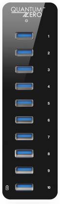 QuantumZERO USB 3.1 Hub 10-Port 60W Powered QZ-HB10 USB Hub