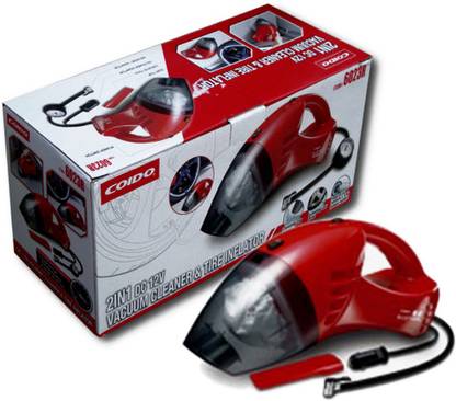 Coido C 6023R - 2in1 DC 12V Vacuum Cleaner & Tire Inflator Car Vacuum Cleaner