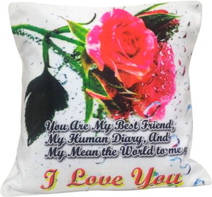 Natali Traders Microfibre Print Decorative Cushion Pack of 1