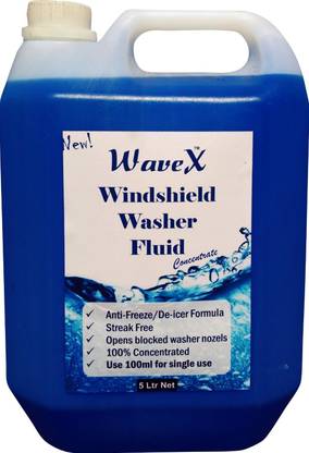 Wavex Windshield Washer Fluid 5Ltr Liquid Vehicle Glass Cleaner