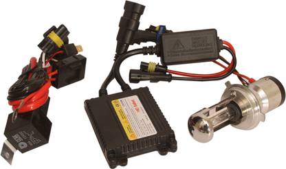 Petrox Hid Xenon Head Light Kit For Splendor NXG 8000k ( Whie/White )  Vehical HID Kit