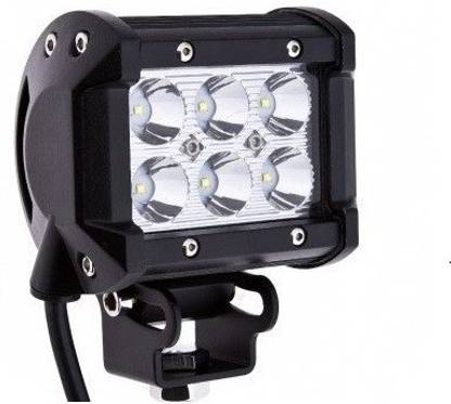 Auto Hub 6led Rectangle light Headlight Car, Motorbike LED (12 V, 18 W)