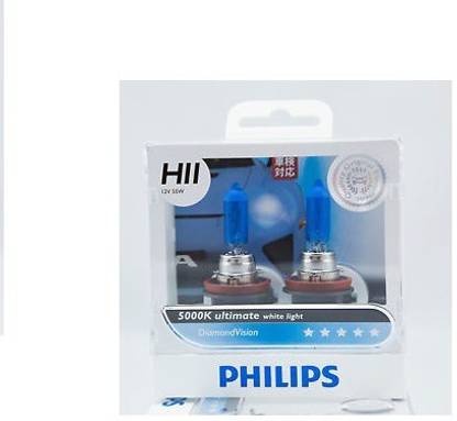 PHILIPS Diamond Vision - H11 Fog Lamp Car Halogen for Universal for Car (12 V, 55 W)