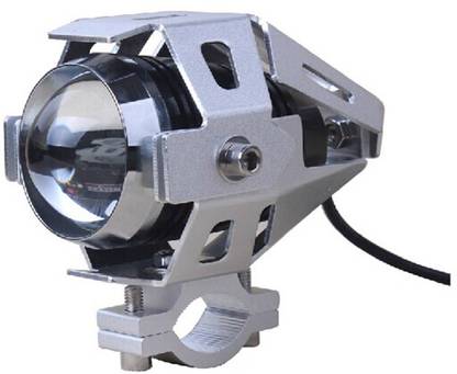 KASCN U5 FOG LIGHT / FOG LAMP / PROJECTOR LIGHT / SPOT BEAM LOGHT IN CHROME COLOR IN 1 PEACE FOR ROYAL ENFIELD Back Up Lamp Motorbike LED for Royal Enfield (12 V, 20 W)