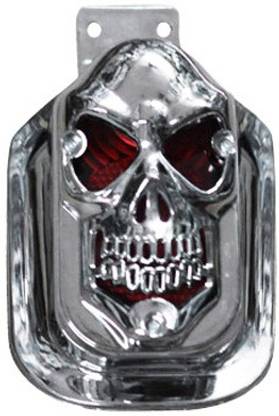 Speedwav Chrome Skull Assembly-Royal Enfield Standard 350 Tail Light Motorbike Halogen for Royal Enfield (12 V, 35 W)