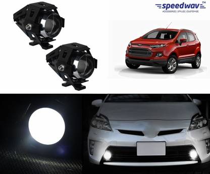 Speedwav Cree U5 Projector Aux Lights White SET of 2 - Ford Ecosport Headlight Car LED for Ford (12 V, 20 W)