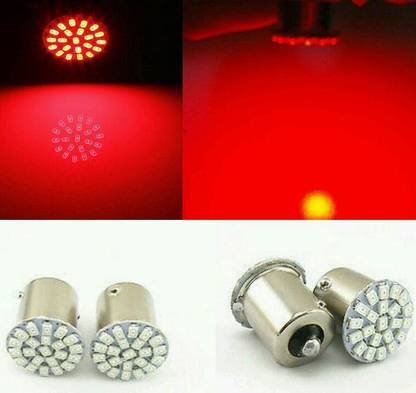Bikers World 2810 22 SMD Red Led Indicator bulb Turn Signal Lights For Royal Enfield Indicator Light Motorbike LED for Royal Enfield (12 V, 3 W)