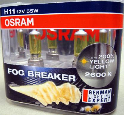 OSRAM Fog Breaker H11 Headlight Car Halogen for Universal for Car (12 V, 55 W)