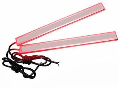 Speedwav Slim RED DRL Daytime Running Lights Set of 2 - Chevrolet Sail Headlight Car LED for Chevrolet (12 V, 5 W)