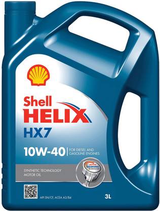 Shell 10W-40 Helix HX7 API SN Synthetic Technology Synthetic Blend Engine Oil