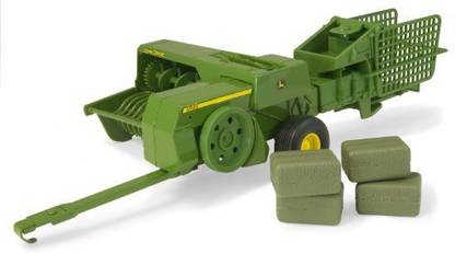 ERTL John Deere 348 Square Baler And 4 Bales, 1:16 Scale