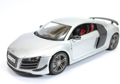 Maisto Audi R8 GT Silver 1:18 by Maisto Diecast Scale Model Car