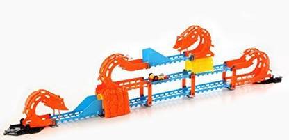 ManaToy Thunder Flip Smash & Crash Slot Car Set 3 Level