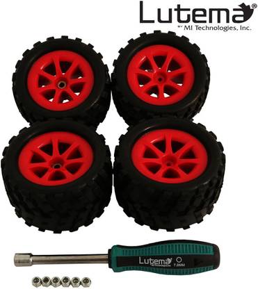 Lutema Hyp-R-Baja Big Bruiser Complete Set of Color Wheels With Tires