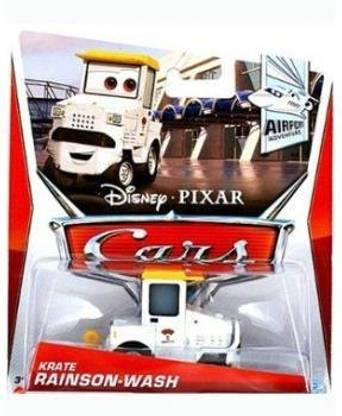 Cars 2 Disney Pixar Cars Airport Adventure 1:55 Scale Die Cast Vehicle Krate Rainson-Wash