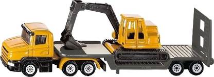 SIKU Low Loader with Excavator