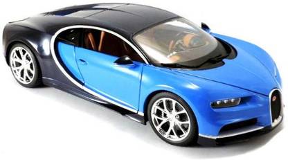 Bburago Bugatti Chiron 1/18 Blue Diecast Scale Model Car