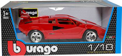 Bburago Die Cast 1:18 Scale Lamborghini Countach 5000 Quattrovalvole car