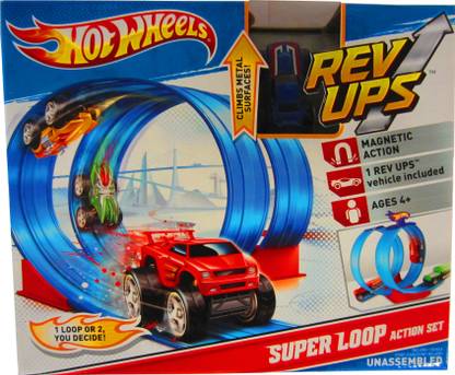 Hot Wheels Rev Ups Super Loop Action Set