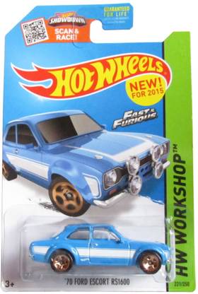 HOT WHEELS  Fast and Furious 70 Ford Escort Rs1600 