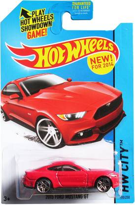 HOT WHEELS 2015 Ford Mustang GT RED new for 2014 hw city