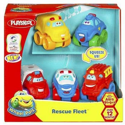 Hasbro Playskool Wheel Pals Rescue Fleet