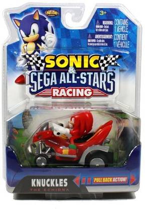 NKOK Sonic And Sega All-Stars Racing Pull Back Car - Knuckles The Echidna