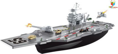 Aircraft carrier toy set
