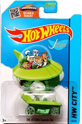 2014 Hot Wheels #90 HW City Tooned II The Jetsons Capsule Car