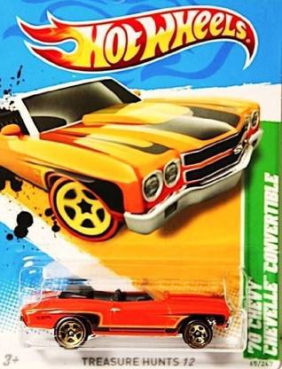 MATTEL 2012 Hot Wheels Regular Treasure Hunt (15/15) '70 Chevy