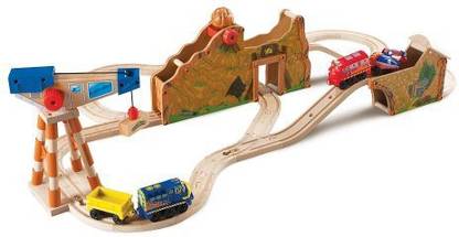 Chuggington Wooden Railway Wilson'S Rescue At Rocky Ridge Set