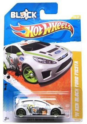 HOT WHEELS 2011 '11 Ken Block Ford Fiesta White 40/244