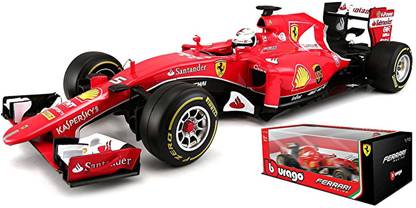 Bburago F1 Diecast Formula 1 Racing Car, Scale 1/18, Rider Sebastian Vettel