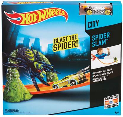 HOT WHEELS Spider Slam Track Set