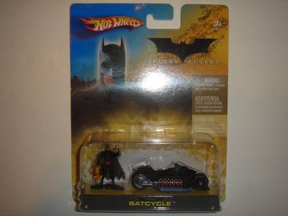 MATTEL 2005 Hot Wheels Batman Begins Batcycle Black