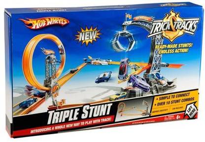 HOT WHEELS Trick Tracks Triple Stunt Starter Set