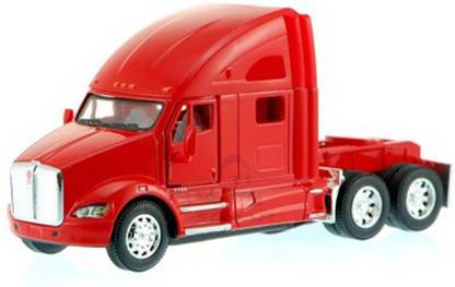Gadget Bucket Kenworth T700 Toy Truck Scale 1:68 Diecast Metal Pull Back Action Car
