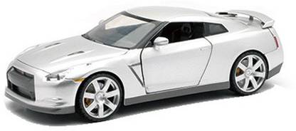 Maisto Power Kruzerz 4.5" Pull Back Action - 2009 Nissan GT-R Diecast Model Car