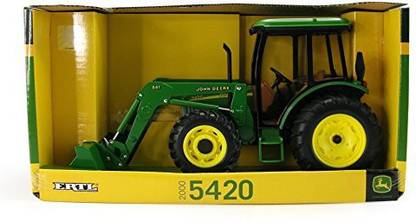 Tomy Ertl John Deere 5420 Tractor With Cab And Loader, 1:16 Scale