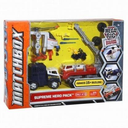 MATCHBOX Mega Rig Building System Supreme Hero Pack