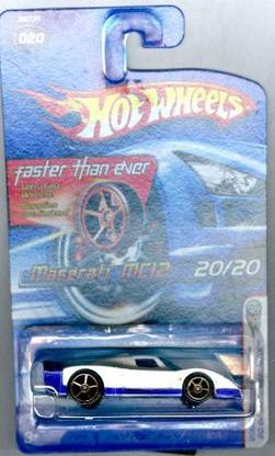 HOT WHEELS 2005 First Editions Realistix Maserati Mc12 White With Fte