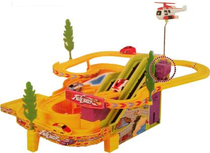 VAIBHAV Rack Racer Racing Car Chase On The Devious Roadway