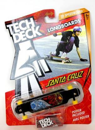 Tech Deck Longboards Td Speedboard Santa Cruz Devil/Angel Design