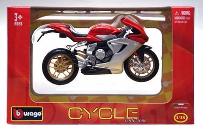 Bburago Die Cast 1:18 Scale MV Agusta F3 Motorcycle