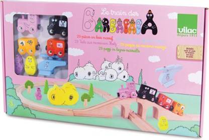 Barbapapa Vilac - 5821 - Jouet en Bois - Circuit Train
