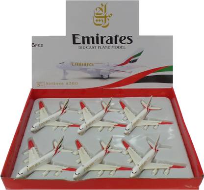 Toy Mall Die-Cast Emirates Plane Set