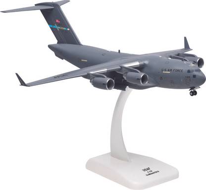 Hogan Wings Aircraft scale model, M Series C-17A, USAF, Dover, 07-7169 C-17A, Scale 1:200 (with Stand & gear)