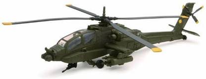 New-Ray Helicopter Ah-64 Apache Die Cast 1/55 Scale