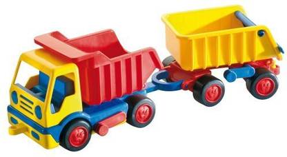 Wader Quality Toys Wader Basics Dump Truck With Trailer