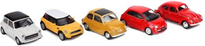 Welly NEX Model Die Cast 1:43 Scale Cars - Pack of 5